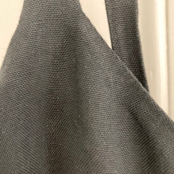 Dana Buchman Little Black Linen dress with scoop neck and thin straps - Picture 7 of 7